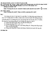 Đề bài Hình học Lớp 9 - Hoàng Sơn